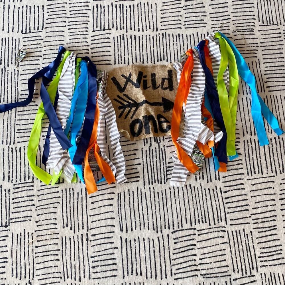 Wild One Birthday Party Banner